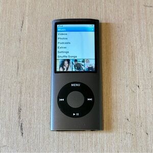 iPod Model:A1285 8GB Blk Tested Good Battery Bad Pixels w/548 Song Read Info Blw